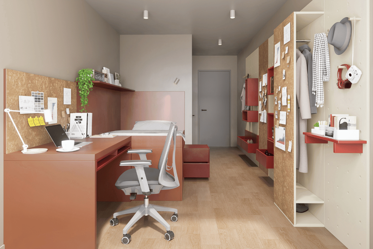 Nestblok PBSA bedroom concept