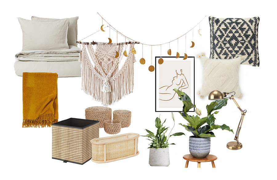 HOW TO FULLY DECOR YOUR STUDENT ACCOMMODATION ROOM FOR £650 #1: BOHO STYLE